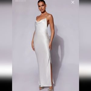 Meshki Diamante maxi dress with low back